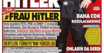 «Η άσχημη Θεία» γράφει κάτω από το φωτομοντάζ 