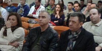 Η πρώτη εμφάνιση του Αθ. Μπασιούκα στη Χίο σε εκδήλωση στο Ομήρειο