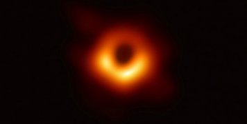 η πρώτη πραγματική φωτογραφία μιας μαύρης τρύπας 