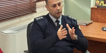 Ο Μιχάλης Τσαμπαρλής, Διοικητής του Αστυυνομικού Τμήματος Χίου