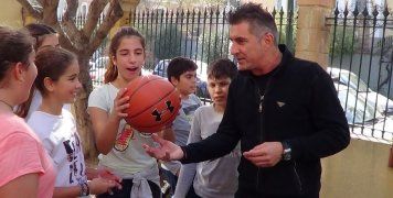 Με τον αρχηγό της Εθνικής